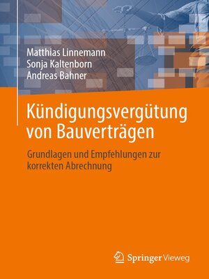 cover image of Kündigungsvergütung von Bauverträgen